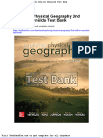 Full Download Exploring Physical Geography 2nd Edition Reynolds Test Bank