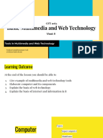 Week 9 - Tools in Multimedia and Web Technology