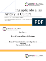 Tema 1 Introducción Al Marketing de Las Artes y La Cultura