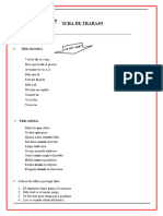 Ficha de Trabajo: Tilde Diacrítica