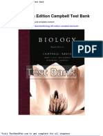 Full Download Biology 8th Edition Campbell Test Bank