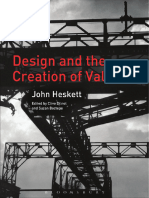 John Heskett - Clive Dilnot - Suzan Boztepe - Design and The Creation of Value-Bloomsbury Academic (2017)