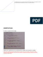Compilado de Provas de Topicos Especiais de Programacao Orientada A Objetos - UNIP EAD 1 Passei Direto - pdf2