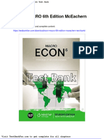 Full Download Econ Macro 6th Edition Mceachern Test Bank