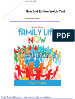 Full Download Family Life Now 2nd Edition Welch Test Bank