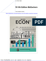 Full Download Econ Micro 5th Edition Mceachern Test Bank