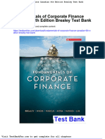 Full Download Fundamentals of Corporate Finance Canadian 6th Edition Brealey Test Bank