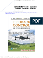 Full Download Feedback Control of Dynamic Systems 8th Edition Franklin Solutions Manual