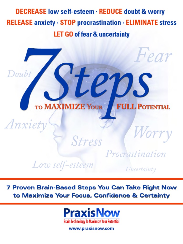 7 Steps to Overcome Anxiety & Boost Focus | PDF | Breathing ...