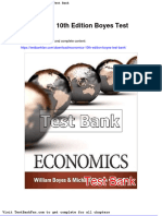 Full Download Economics 10th Edition Boyes Test Bank