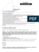 Prova Prevenção e Controle de Infecção em Instituição de Saude