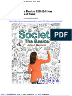 Full Download Society The Basics 12th Edition Macionis Test Bank