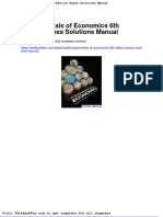 Full Download Fundamentals of Economics 6th Edition Boyes Solutions Manual