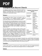 Ethiopian Evangelical Church Mekane Yesus | PDF