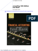 Full Download Financial Accounting 10th Edition Weygandt Test Bank