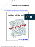 Full Download Economics 2nd Edition Hubbard Test Bank