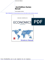 Full Download Economics 2nd Edition Karlan Solutions Manual