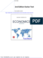 Full Download Economics 2nd Edition Karlan Test Bank