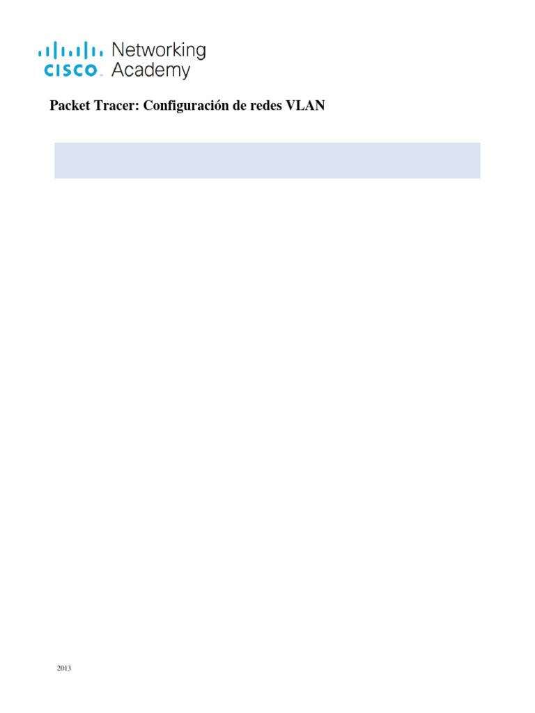3.3.12 Packet Tracer Vlan Configuration