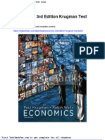 Full Download Economics 3rd Edition Krugman Test Bank