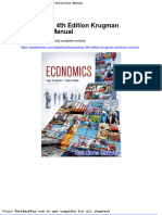 Full Download Economics 4th Edition Krugman Solutions Manual