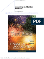 Full Download Financial Accounting 2nd Edition Spiceland Test Bank