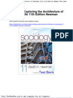 Full Download Sociology Exploring The Architecture of Everyday Life 11th Edition Newman Test Bank