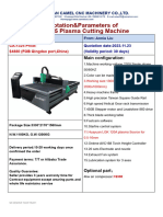 Plasma Cutting Machine From Jinan Camel CNC 20231123