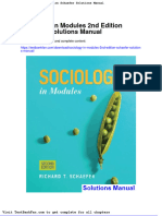 Full Download Sociology in Modules 2nd Edition Schaefer Solutions Manual