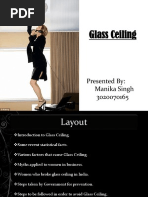 Glass Ceiling Sex Segregation Employment Discrimination