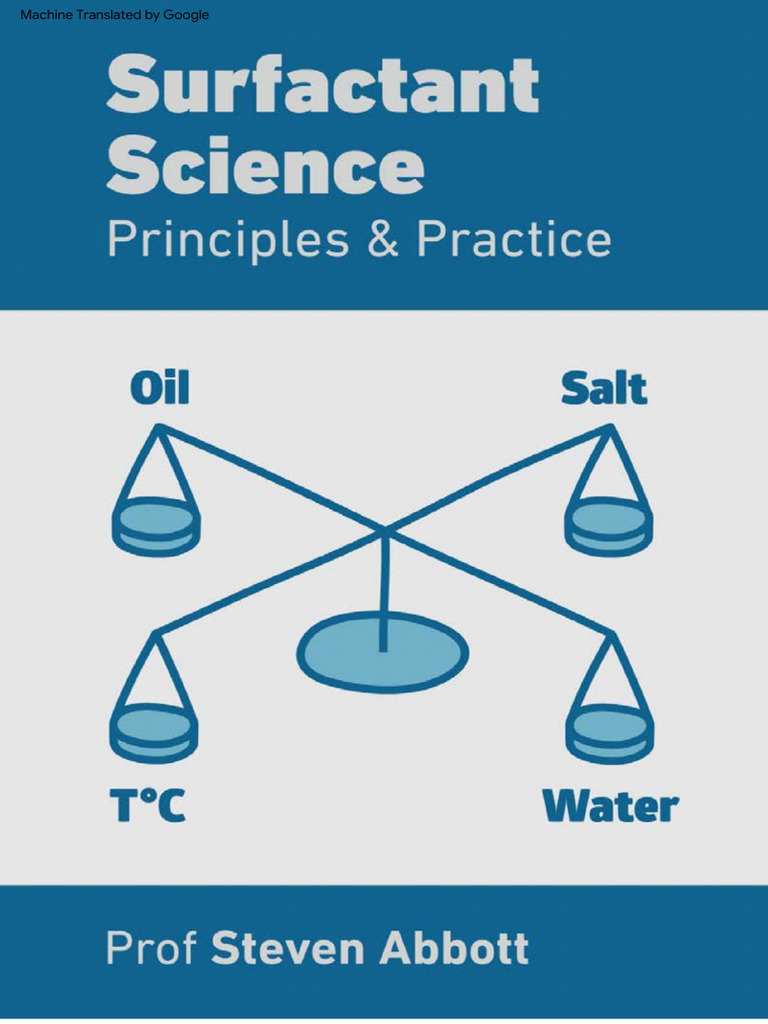 Surfactant Science Principles and Practice - Steven Abbott | PDF