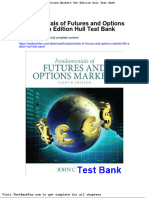 Full Download Fundamentals of Futures and Options Markets 8th Edition Hull Test Bank