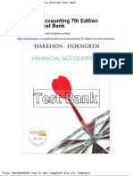 Full Download Financial Accounting 7th Edition Harrison Test Bank
