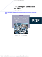Full Download Economics For Managers 2nd Edition Farnham Test Bank