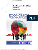 Full Download Economics For Managers 3rd Edition Farnham Test Bank