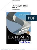 Full Download Economics for Today 9th Edition Tucker Test Bank