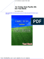Full Download Economics For Today Asia Pacific 5th Edition Layton Test Bank