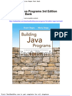 Full Download Building Java Programs 3rd Edition Reges Test Bank