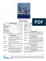 Shelf Drilling - Main Pass IV - Spec Sheet Jul 2018