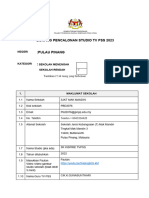 BORANG PENCALONAN STUDIO TVPSS Kebangsaan 2023