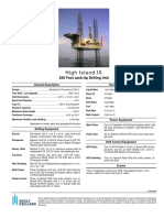 Shelf Drilling - High Island IX - Spec Sheet February 2016