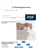 City Planning Ptocesses in Egypt