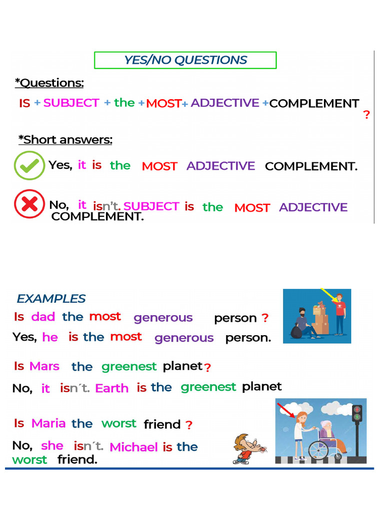 YES-NO SUPERLATIVE QUESTIONS | PDF