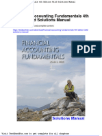Full Download Financial Accounting Fundamentals 4th Edition Wild Solutions Manual