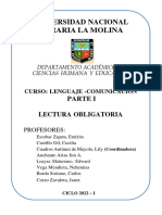 LECTURA Obligatoria No. 1.