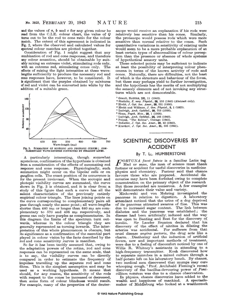 Scientific Discoveries by Accident PDF Color Vision