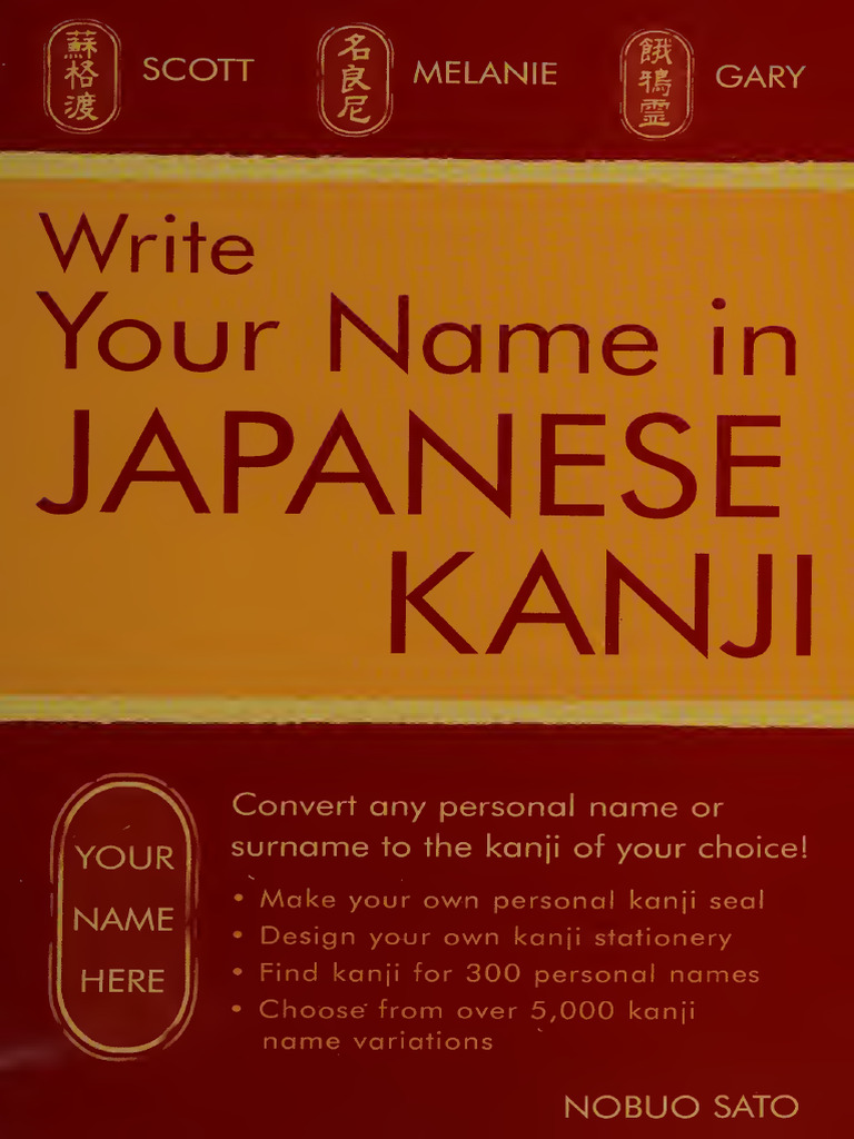 Write your name in japanese kanji convert any personal name or surname