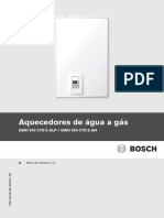 Aquecedor de Agua A Gas Bosch GWH500