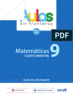 Matematicas 4 - Cuarto Bimestre - Guia Del Estudiante