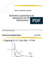 Aula 5 - Parâmetros Característicos de Desempenho em MCI e Aplicação Veicular 2021